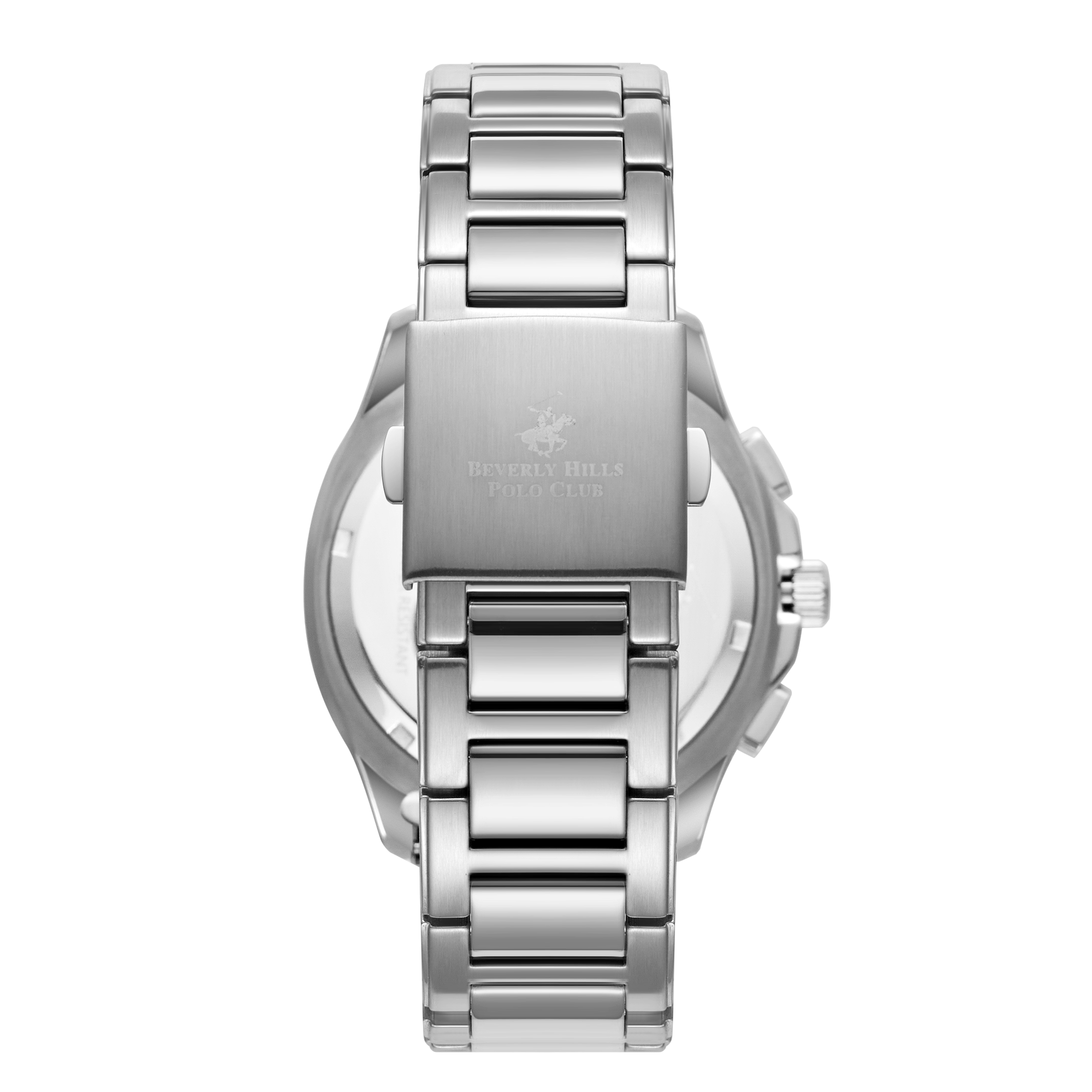 Beverly Hills Polo Club Multifunction Black Dial Silver Watch - BP3212X.392