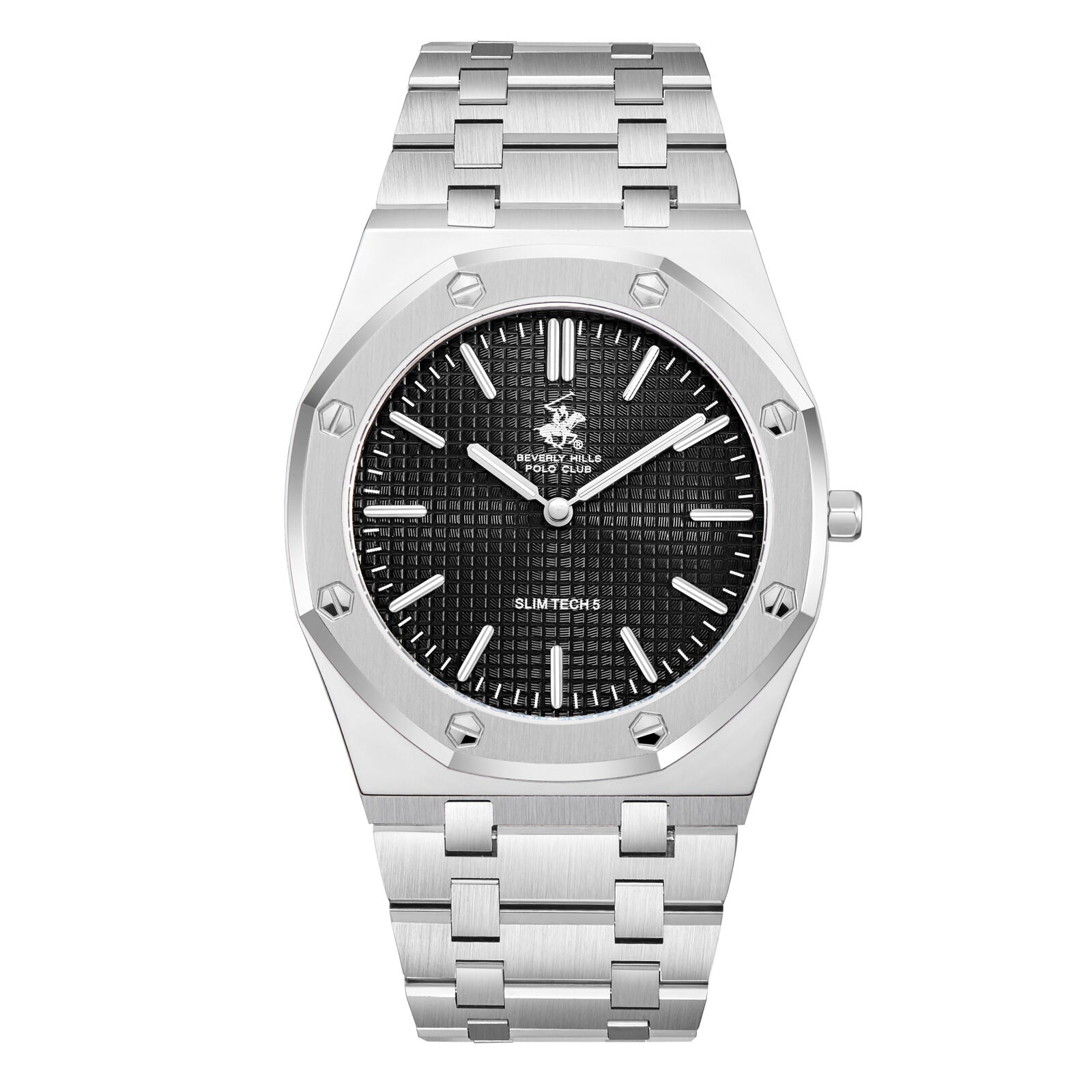 Beverly Hills Polo Club Silver Men's Watch - BP3825X.350 BP3825X.350 - Image 1