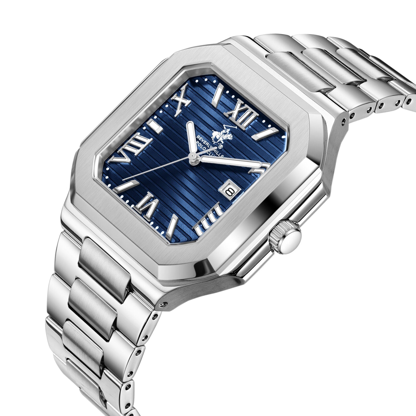 Beverly Hills Polo Club Silver Men's Watch - BP3845X.390 BP3845X.390 - Image 2