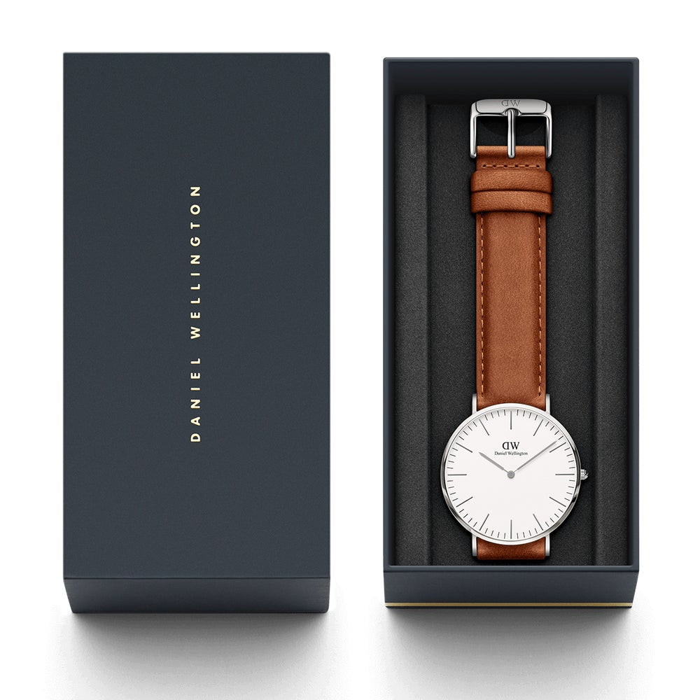 Daniel Wellington Classic Durham 40mm Men's Silver Watch DW00100110