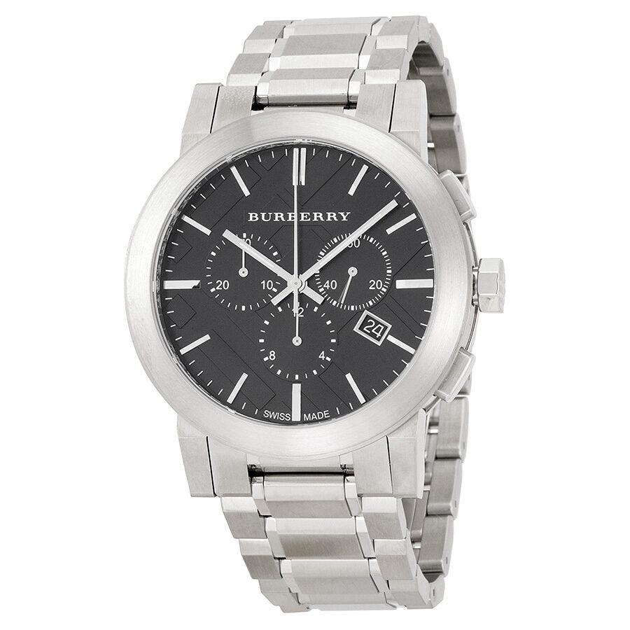 Burberry Black Dial Chronograph Stainless Steel Men's Watch BU9351 - BigDaddy Watches