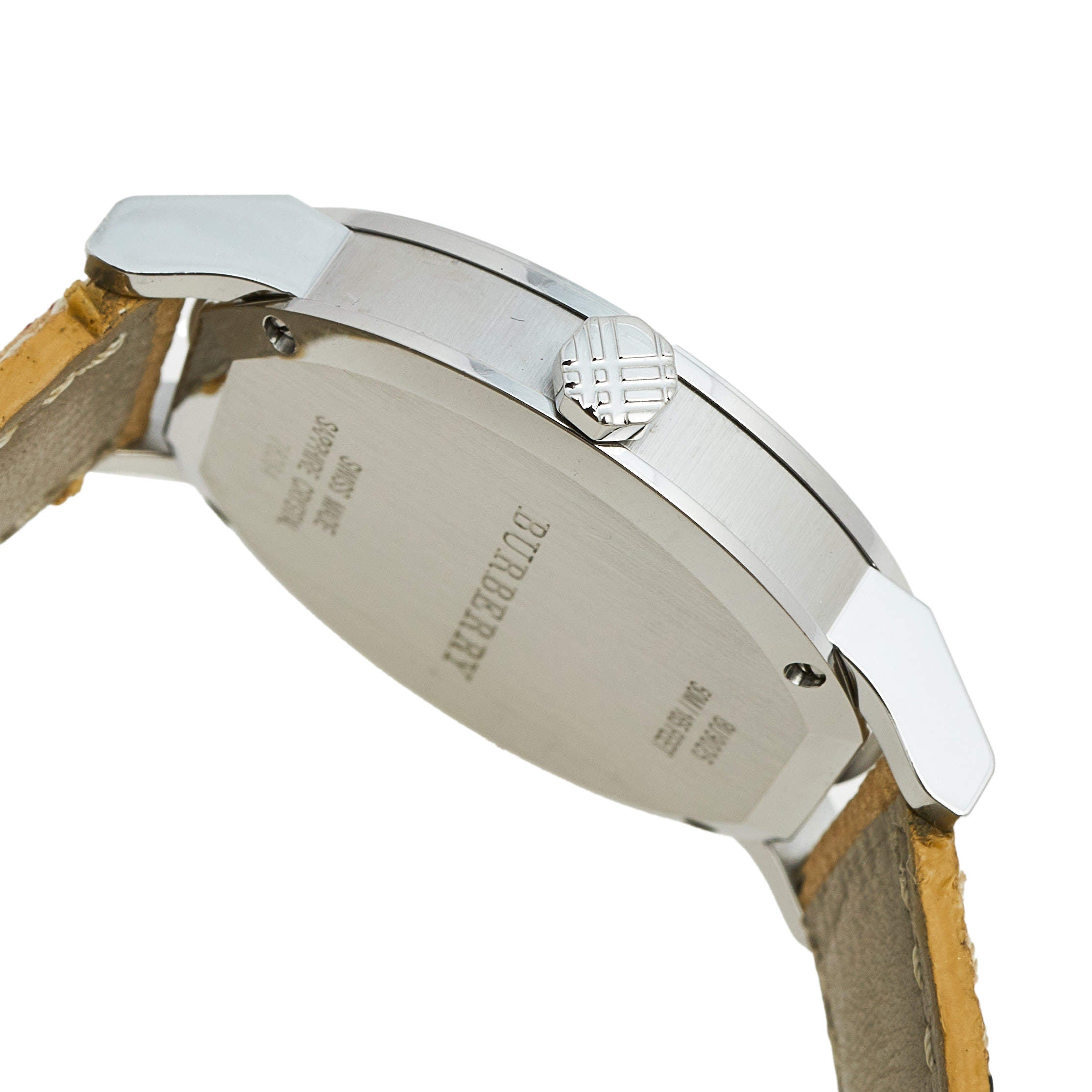 Burberry Haymarket Check PVC Strap 38mm Ladies Watch BUR9025 - Watch