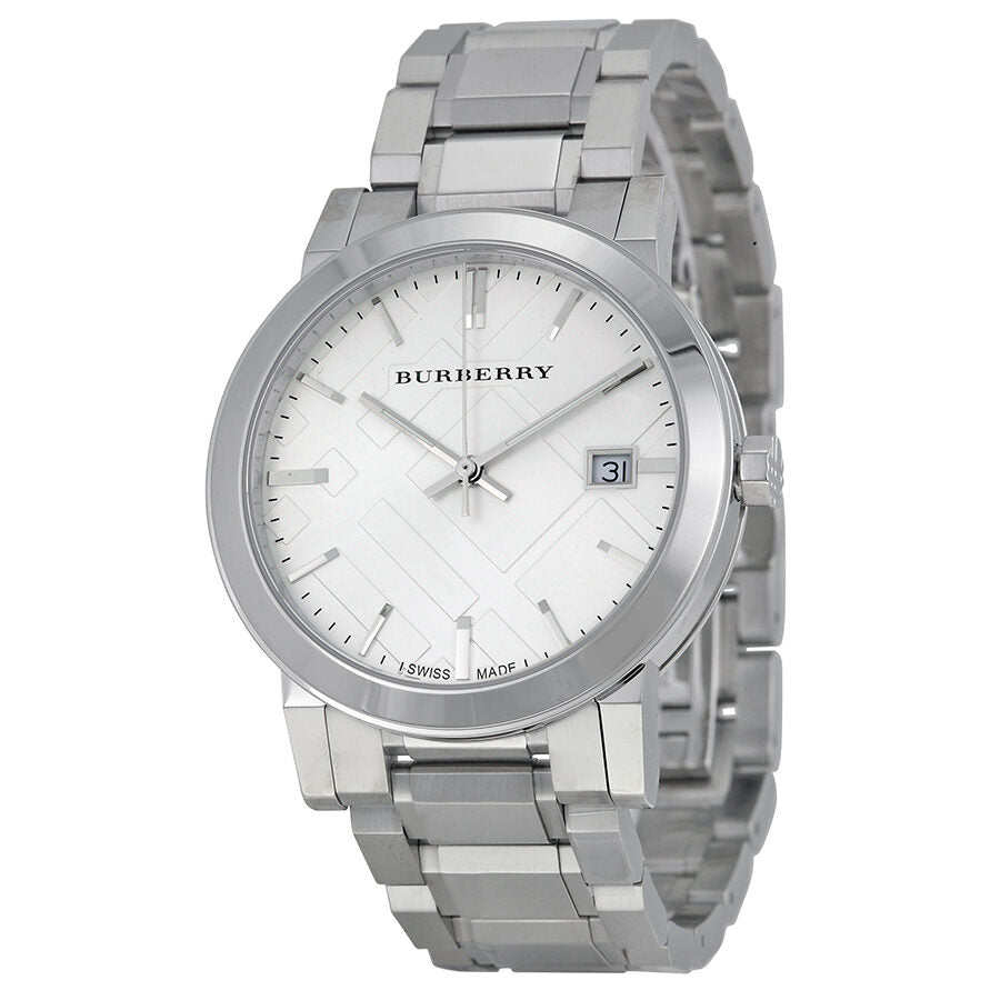Burberry Silver Dial Stainless Steel Unisex Watch BU9000 - BigDaddy Watches