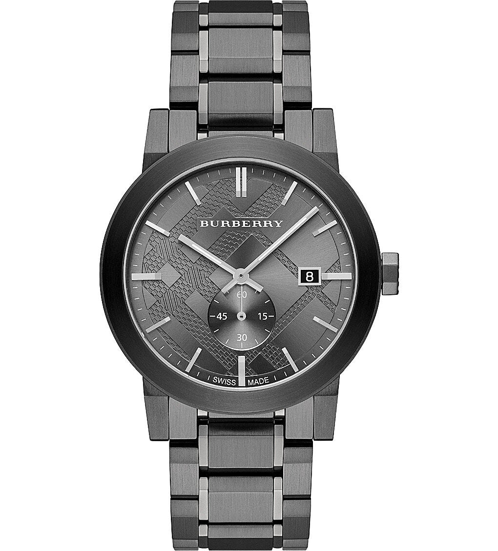 Burberry The City Gunmetal  Dial Steel Men's Watch BU9902 - The Watches Men & CO