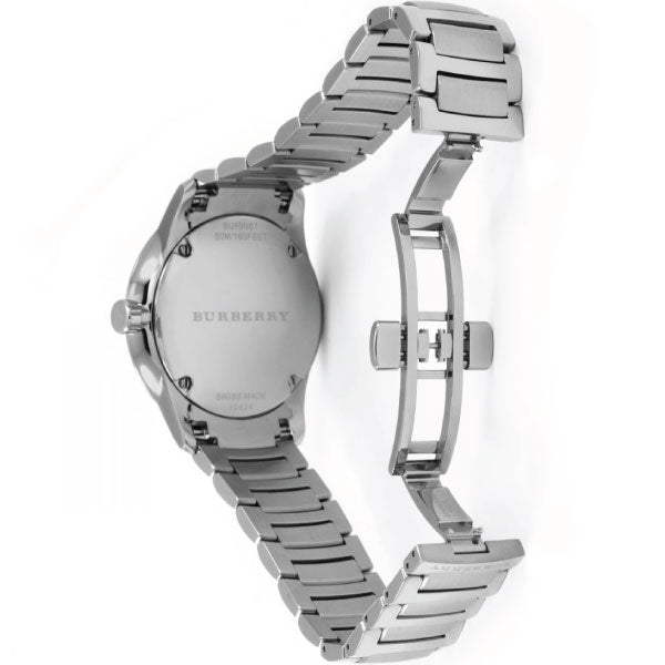 Burberry Men’s Swiss Made Stainless Steel Blue Dial Men's Watch BU10007 - The Watches Men & CO #2