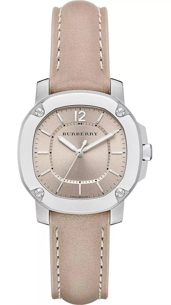 Burberry The Britain Brown Dial Brown Leather Strap Watch for Women - BBY1700 BBY1700 - Image 1