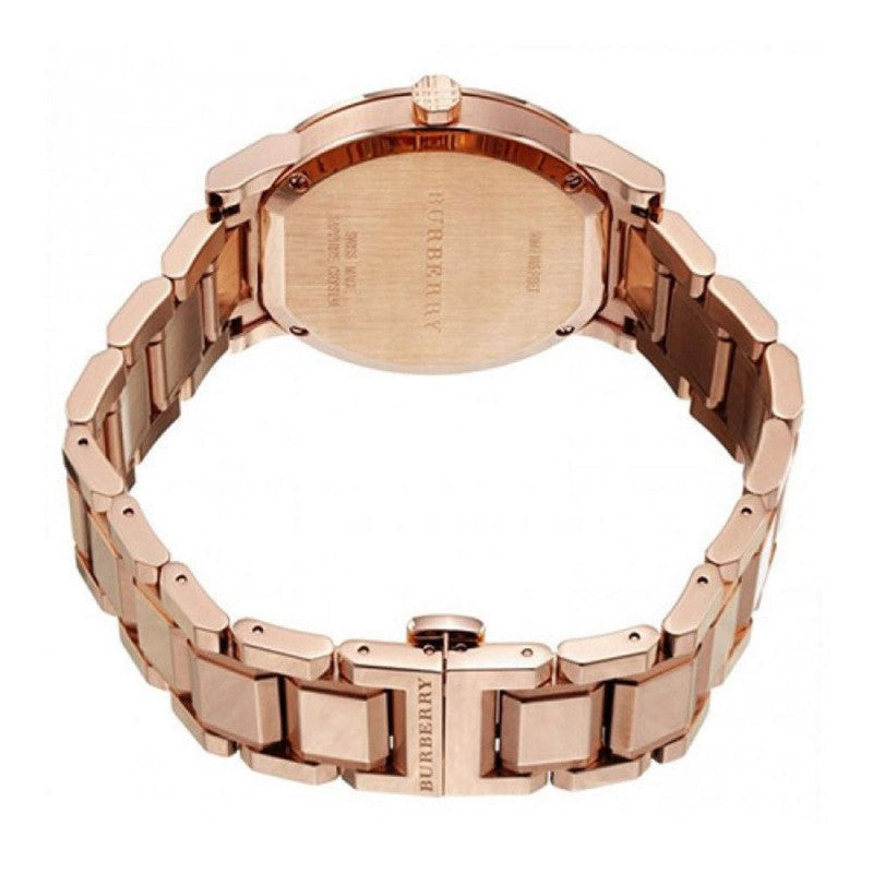 Burberry Women’s Swiss Made Quartz Rose Gold Stainless Steel White Dial Women's Watch BU9204 - Kiwi Watches #3