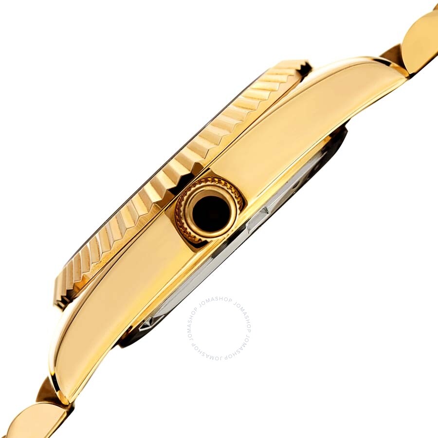 Burgi Designer Quartz Crystal Silver Dial Ladies Watch BUR194YG - The Watches Men & Co #4