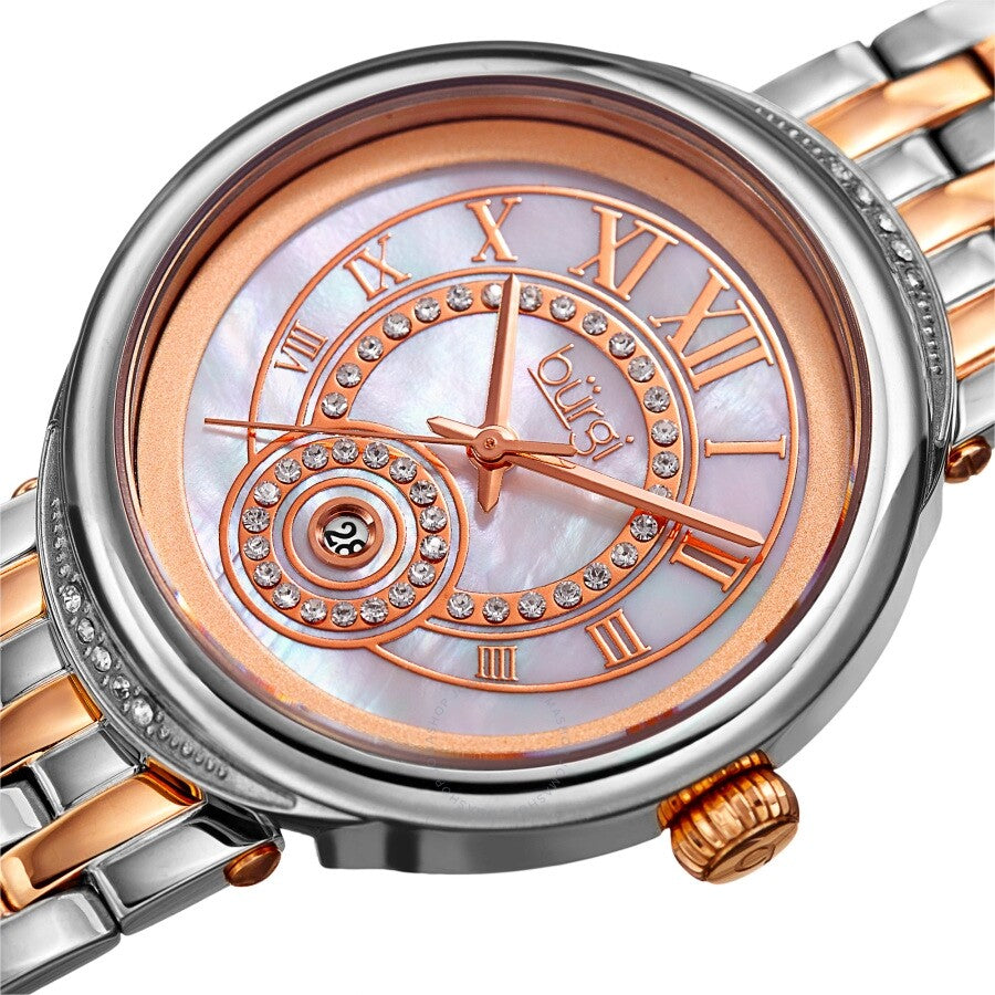 Burgi Quartz Ladies Watch BUR164TTR - The Watches Men & Co #2