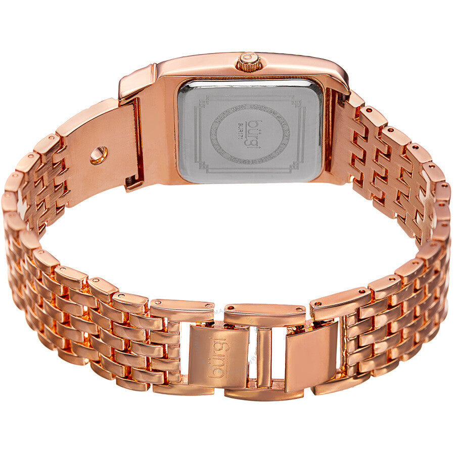 Burgi Quartz White Dial Rose Gold-tone Ladies Watch BUR171RG - The Watches Men & Co #4