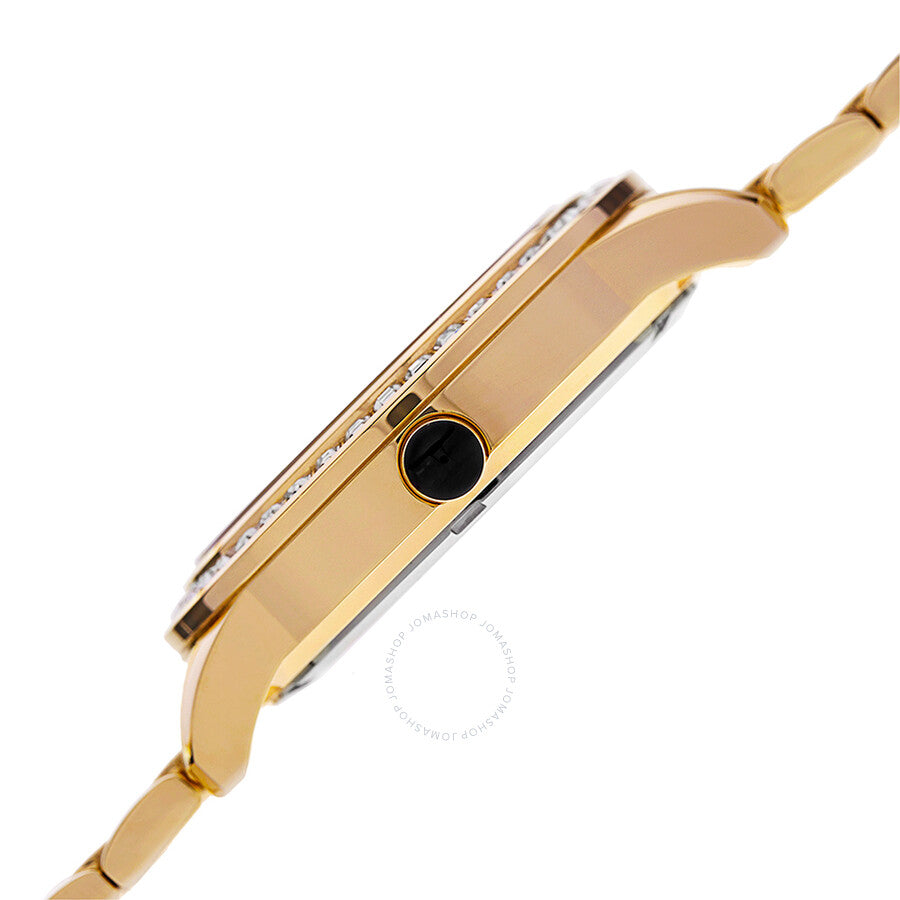 Burgi Silver and Gold Dial Gold-tone Steel Ladies Watch BUR106YG - The Watches Men & Co #4
