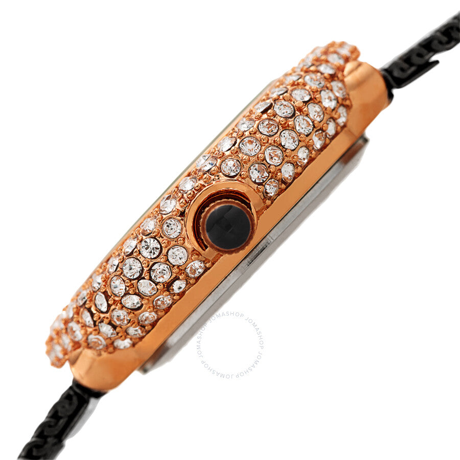 Burgi Swirl Quartz Diamond Black Dial Ladies Watch BUR259BK - The Watches Men & Co #3