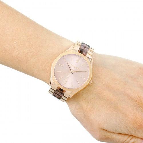 Michael Kors Runway Rose Gold-tone Stainless Steel Ladies Watch MK4301