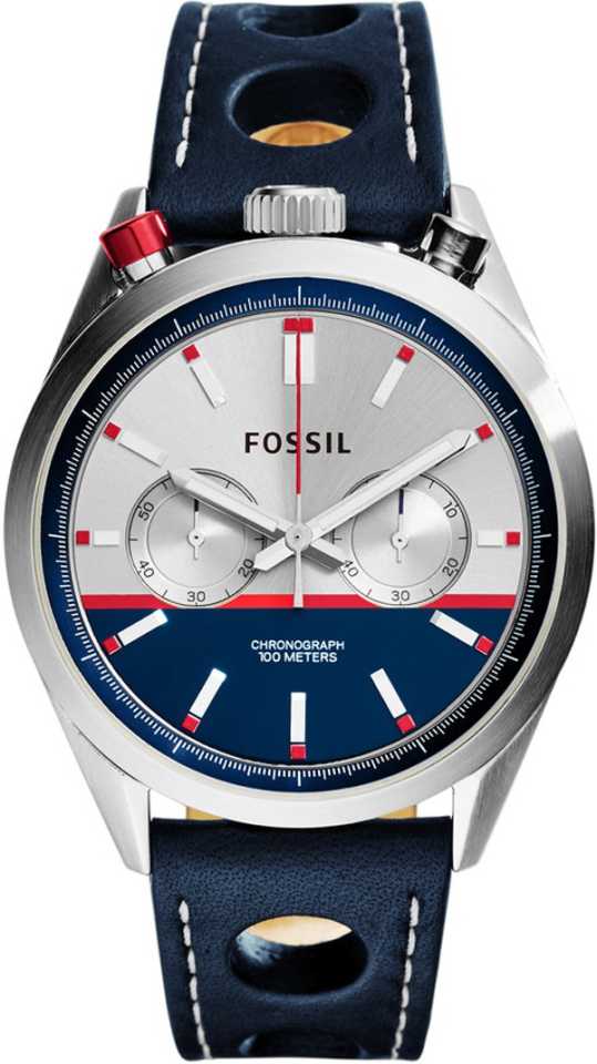 Fossil Del Rey Black Leather Multi Color Dial Chronograph Men's Watch  CH2980 - Dawson Watches