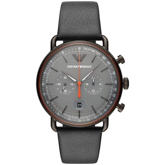 Emporio Armani Men's Aviator Black Watch  AR11168 - Dawson Watches