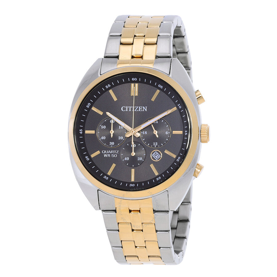 Citizen Chronograph Quartz Black Dial Men's Watch AN8214-55E - The Watches Men & Co