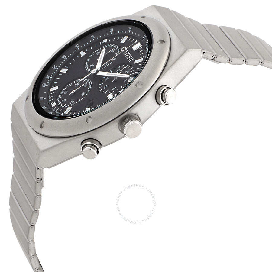 Citizen Chronograph Quartz Black Dial Men's Watch AT2540-57E - The Watches Men & Co #2