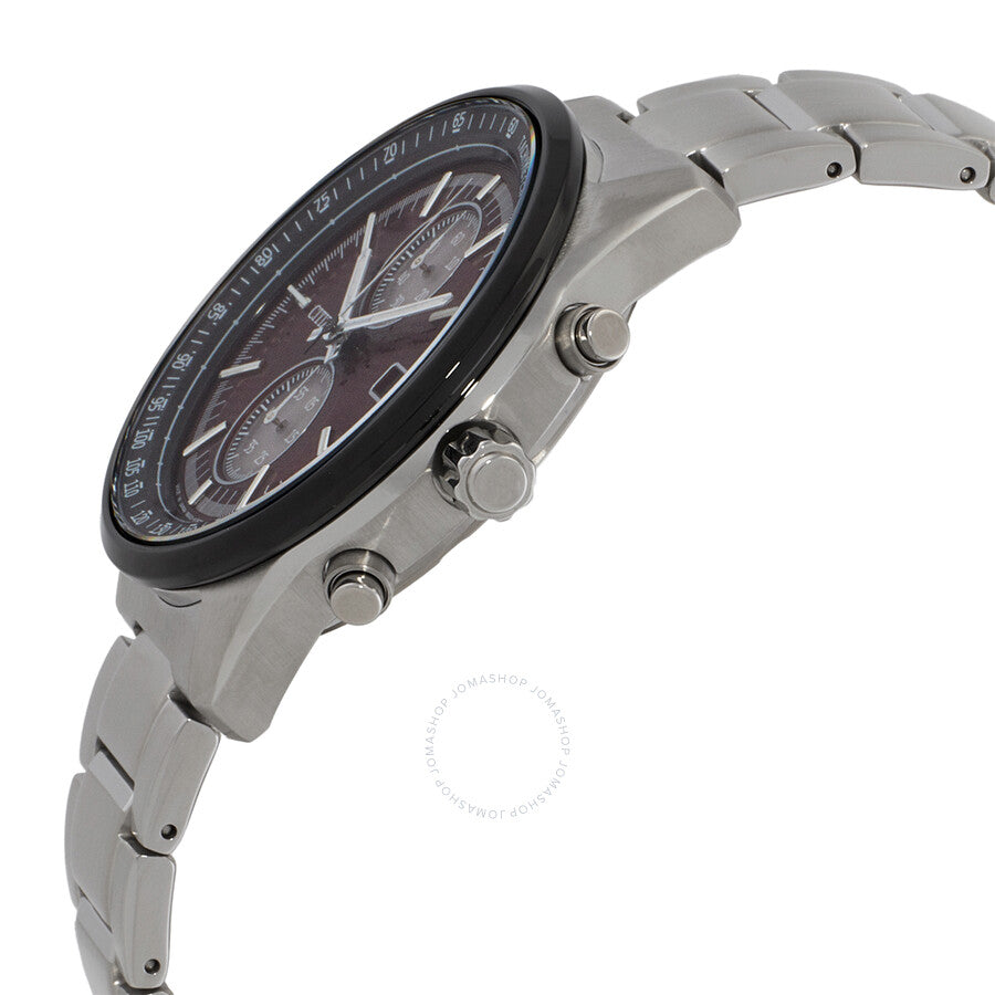 Citizen Chronograph Quartz Red Dial Men's Watch CA7034-96W - The Watches Men & Co #2