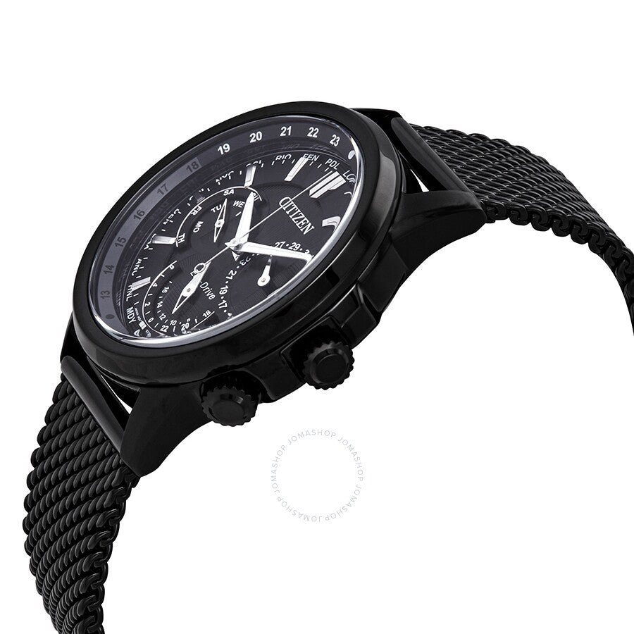 Citizen Eco-Drive Black Dial Men's Watch BU2025-76E - The Watches Men & Co #2