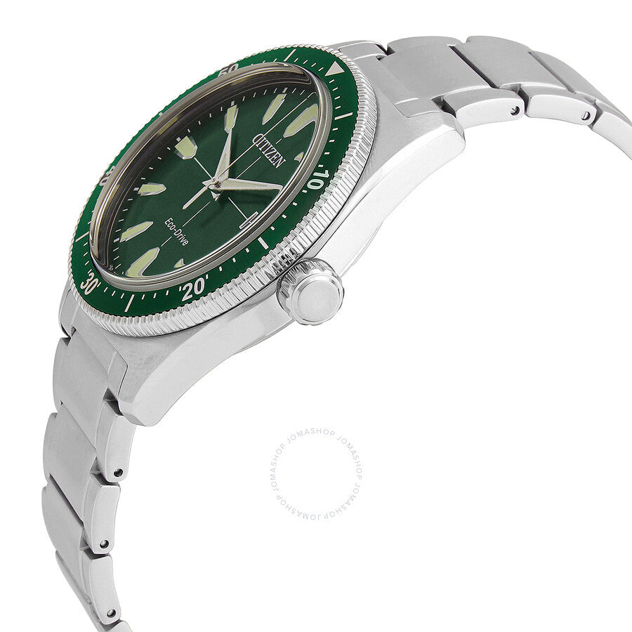 Citizen Eco-Drive Green Dial Men's Watch AW1598-70X - The Watches Men & Co #2