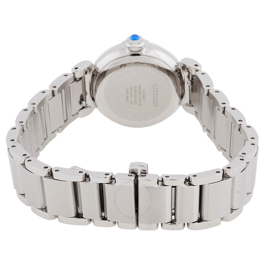 Citizen L May Bells Crystal Eco-Drive Blue Dial Ladies Watch EM1120-87L - The Watches Men & Co #3