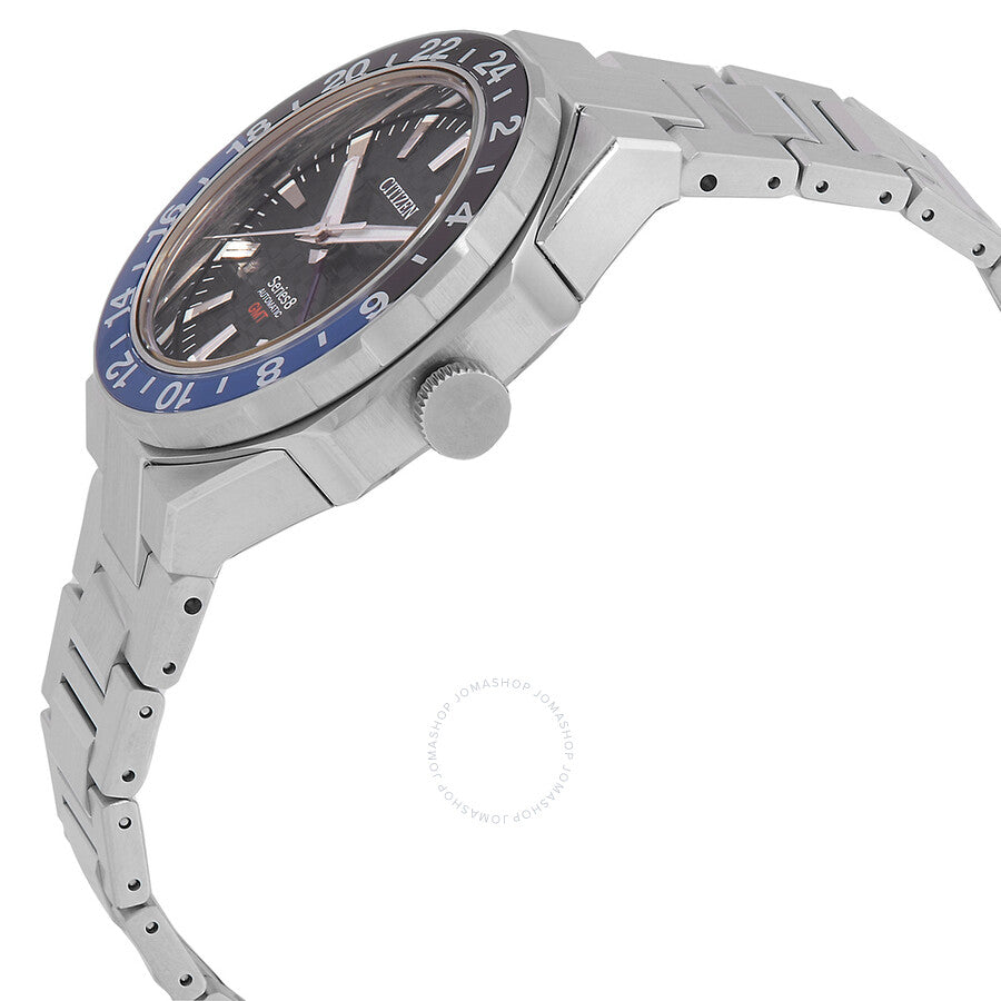 Citizen Series 8 GMT Automatic Black Dial Men's Watch NB6031-56E