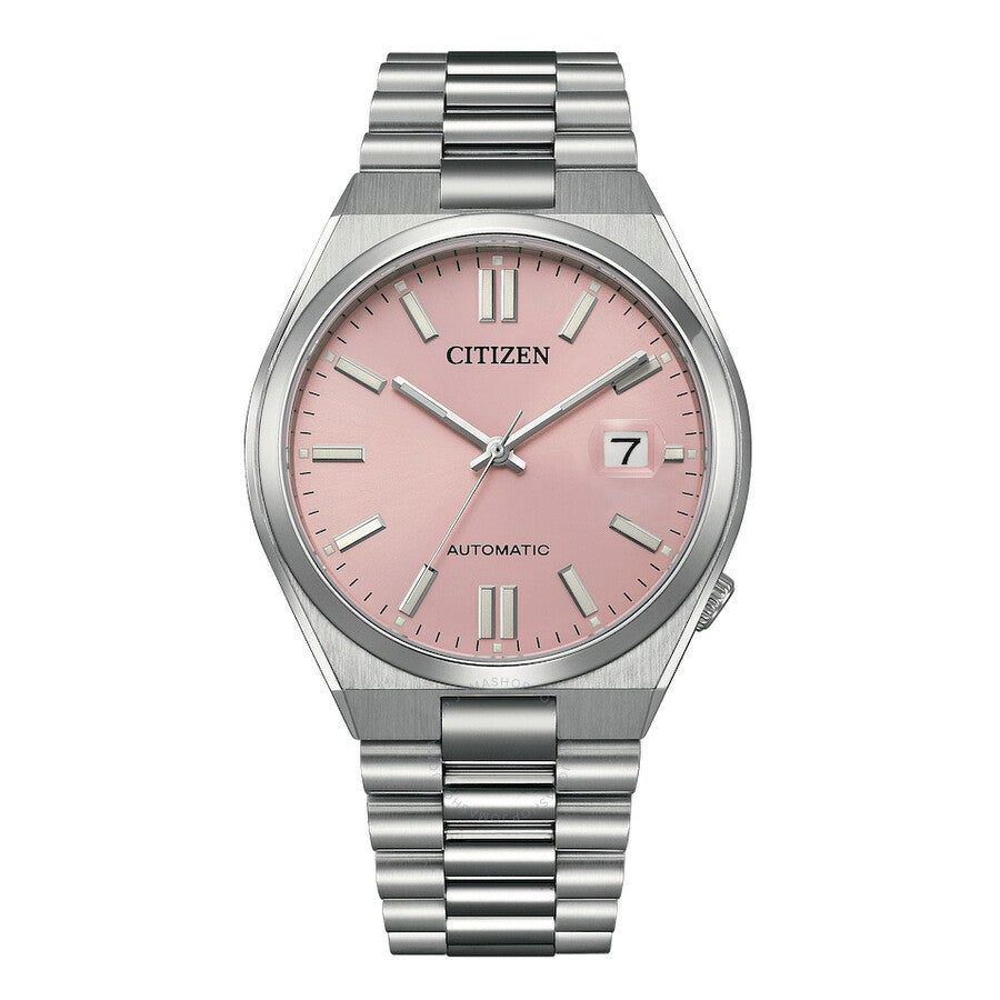 Citizen Tsuyosa Automatic 40mm Dreamy Pink Dial Stainless Steel Men’s Watch – NJ0158-89X