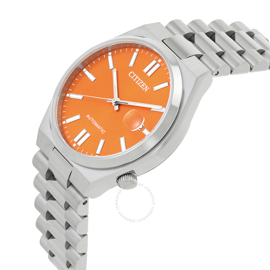 Citizen Tsuyosa Automatic 40mm Orange Dial Stainless Steel Men’s Watch – NJ0151-88Z