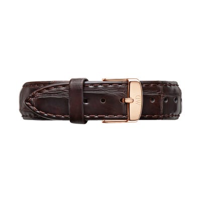 Daniel Wellington York Gold Watch 18mm Leather Strap