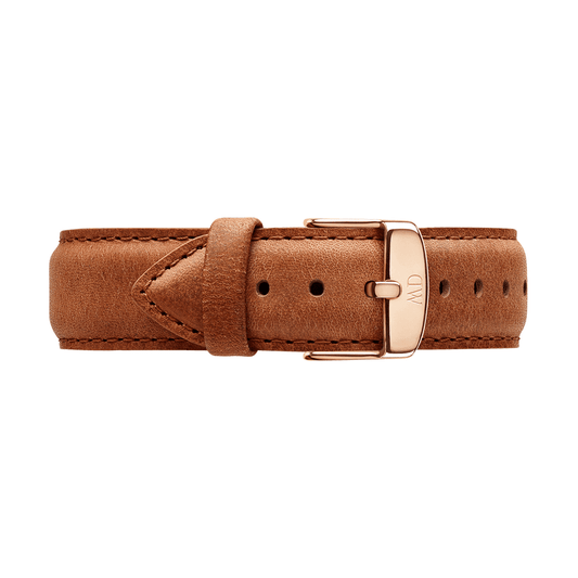 Daniel Wellington Durham Gold Watch 20mm Leather Strap
