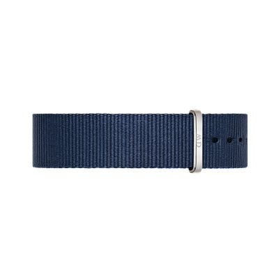 Daniel Wellington Bayswater Silver Watch 18mm Nato Strap