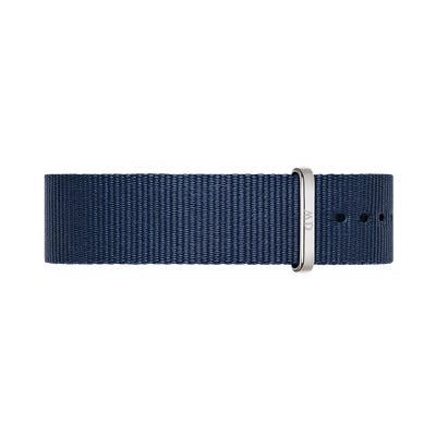 Daniel Wellington Bayswater Silver Watch 20mm Nato Strap