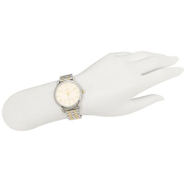 Coach Delancey Champagne Dial Two-Tone Ladies Watch 14502263