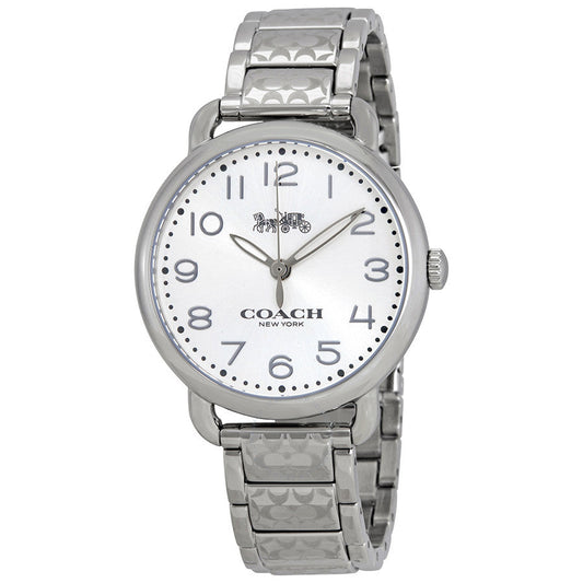 Coach Delancey Silver Dial Stainless Steel Ladies Watch 14502495