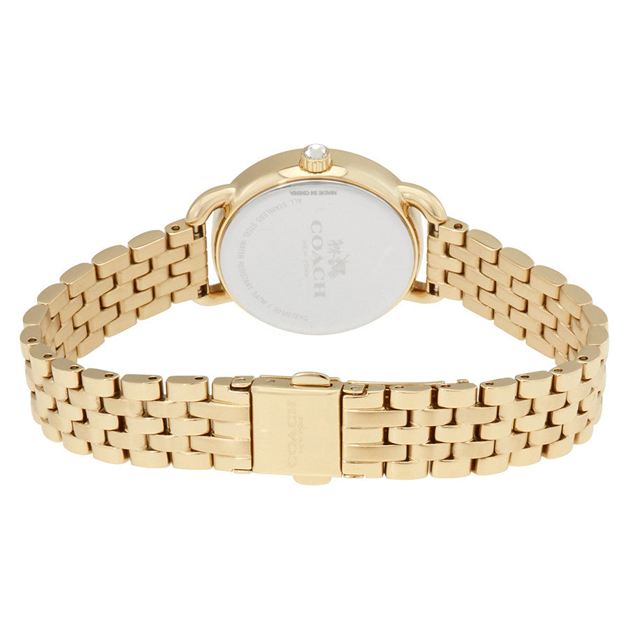 Coach Delancey Mother of Pearl Dial Gold Tone Ladies Watch 14502478