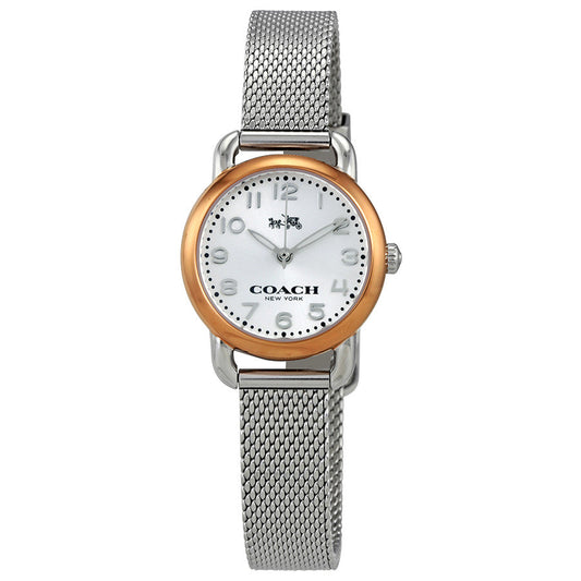Coach Delancey Silver Dial Mesh Bracelet Ladies Watch 14502282