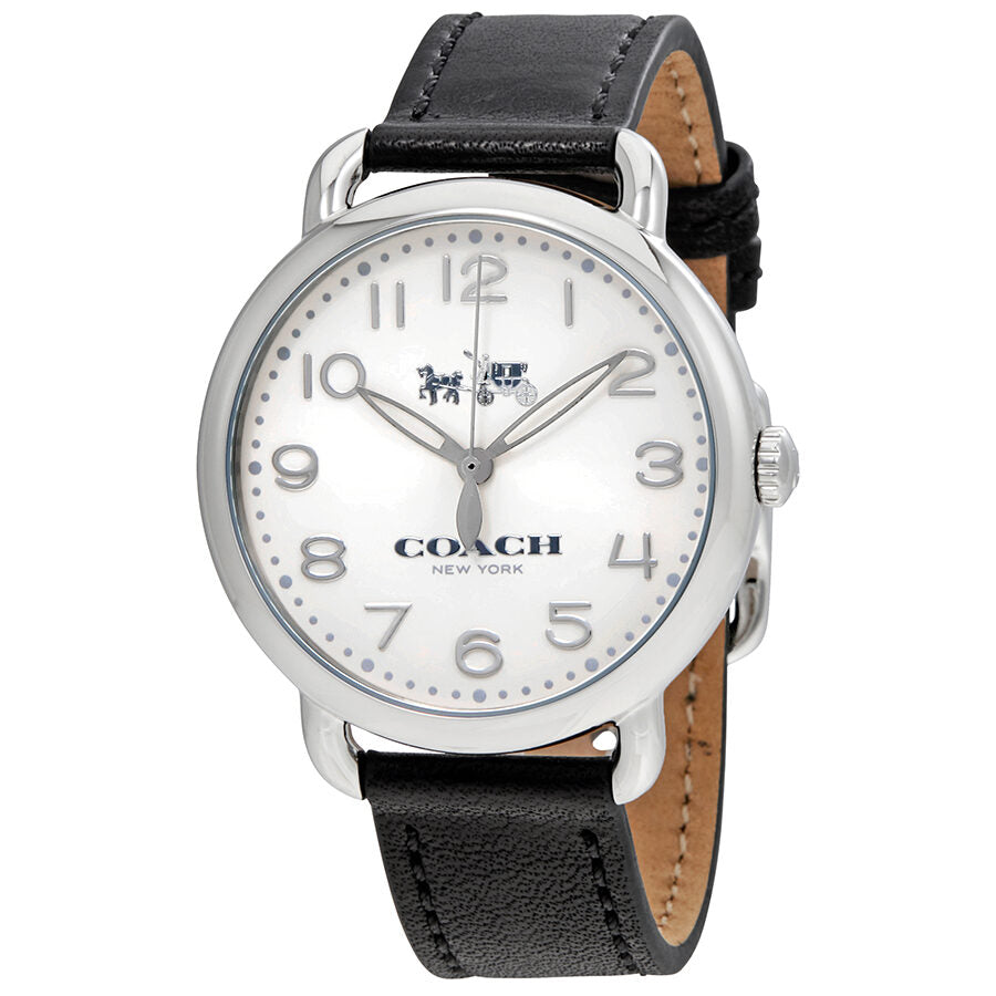 Coach Delancey White Dial Ladies Leather Watch 14502714 - BigDaddy Watches