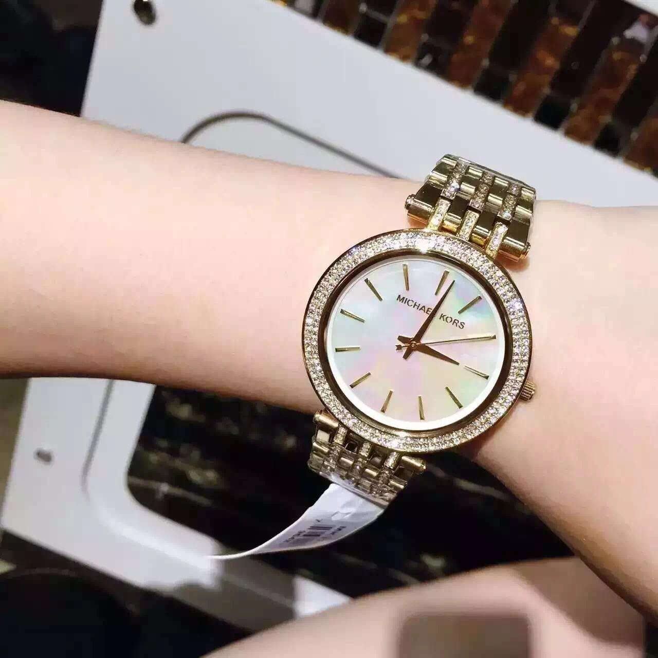 Michael Kors WatchesDarci Gold-tone Stainless Steel Ladies Watch MK3219 Water resistance: 50 meters / 165 feet Movement: Quartz