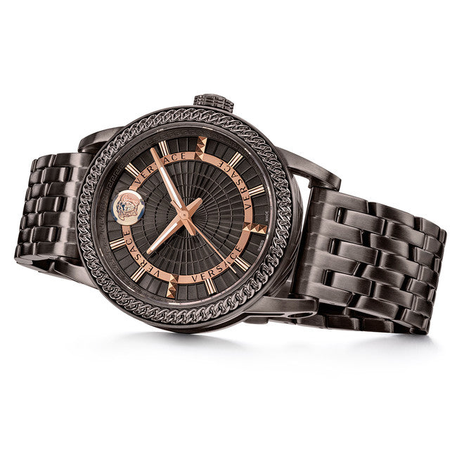 Versace Viamond All Black Men's Watch VEPO00520 - Dawson Watches #2