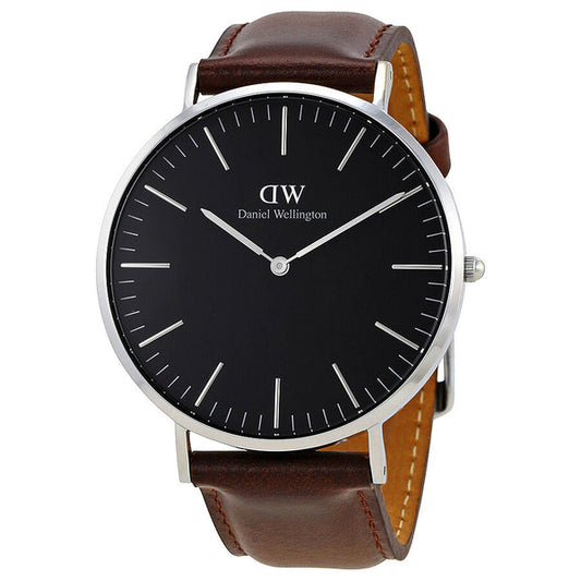 Daniel Wellington Bristol 40mm Men's Silver Watch DW00100131