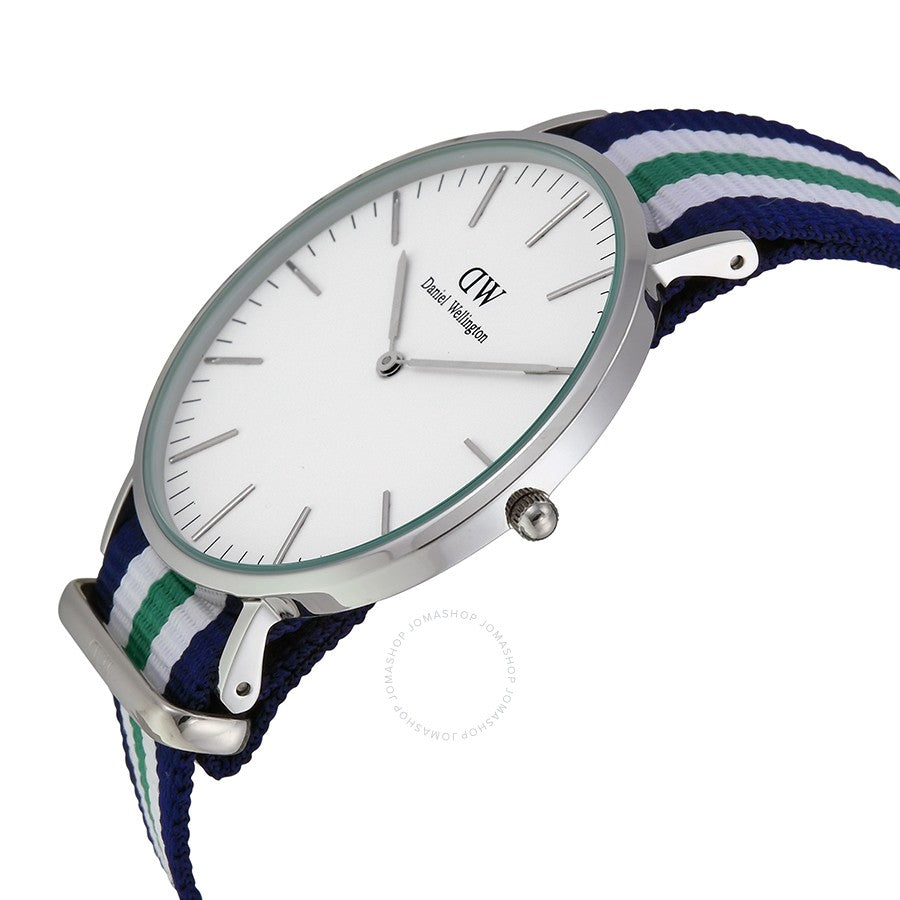 Daniel Wellington Nottingham 40mm Men's Silver Watch