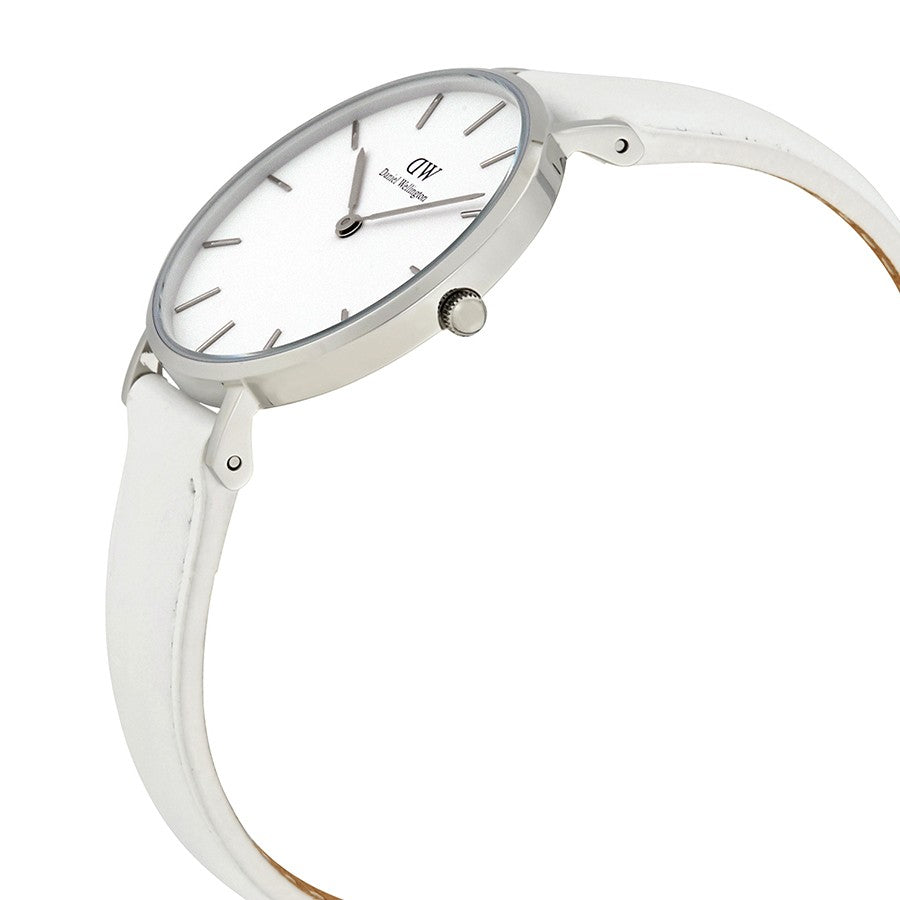 Daniel Wellington Classic Petite Bondi 28mm Women's Silver Watch DW00100250 - Dawson Watches