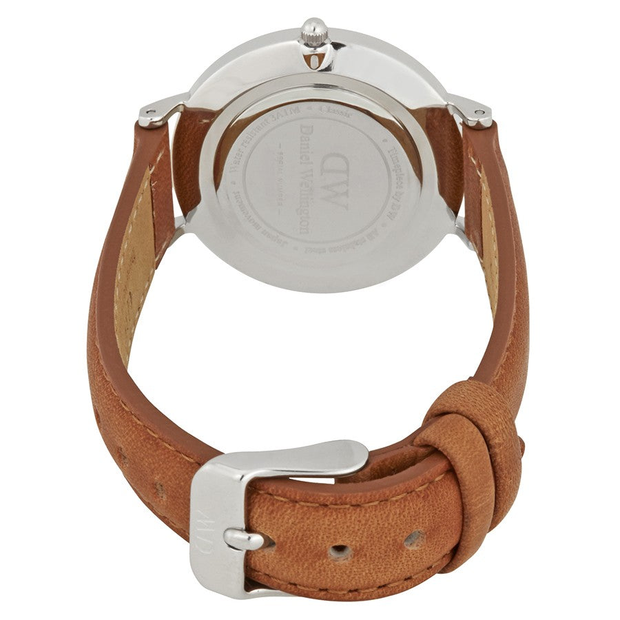 Daniel Wellington White Classic Petite Durham 32mm Women's Silver Watch DW00100184 - Dawson Watches