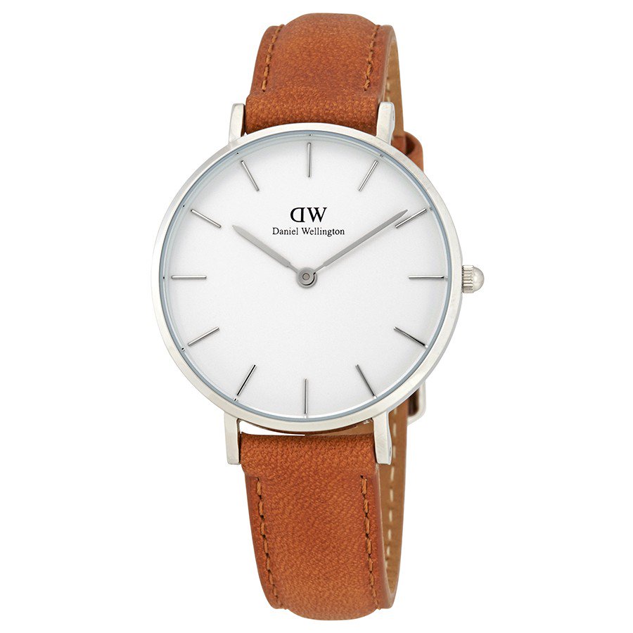 Daniel Wellington White Classic Petite Durham 32mm Women's Silver Watch DW00100184 - Dawson Watches