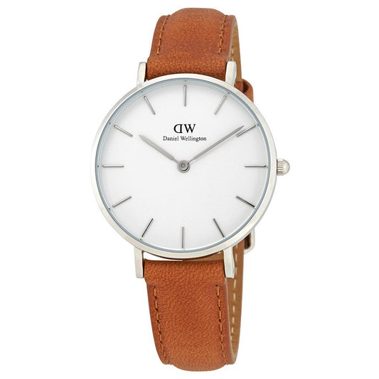 Daniel Wellington White Classic Petite Durham 32mm Women's Silver Watch DW00100184 - Dawson Watches