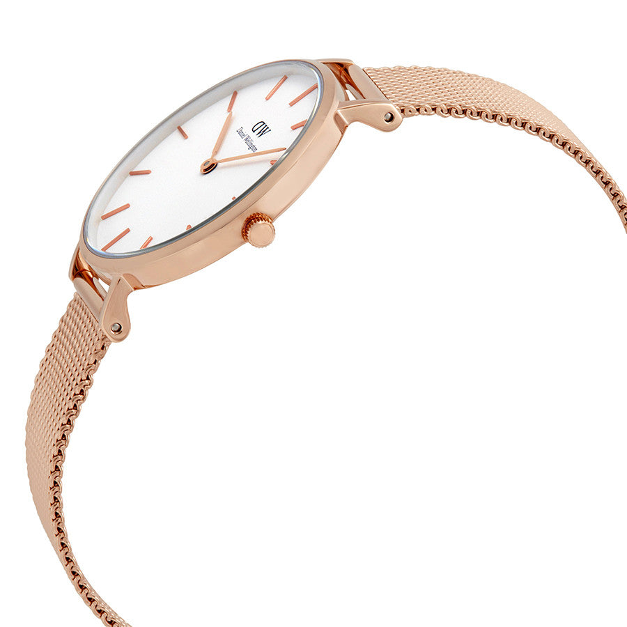 Daniel Wellington White Melrose 32mm Women's Gold Watch DW00100163