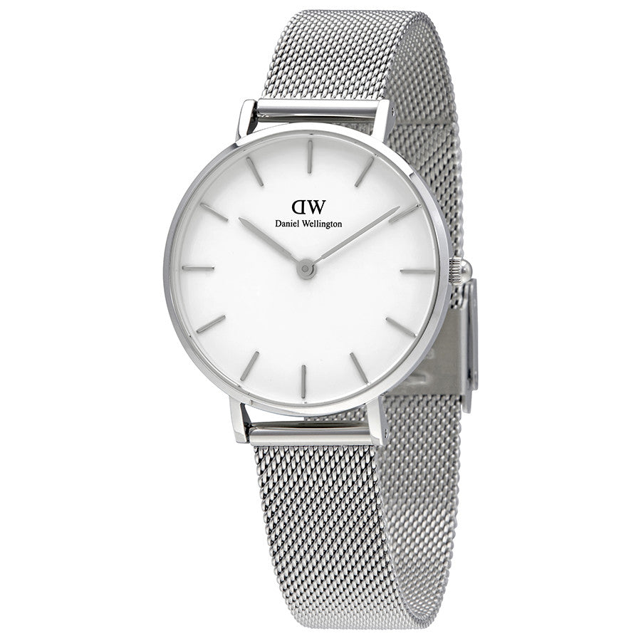 Daniel Wellington White Classic Sterling 32mm Women's Silver Watch DW00100164