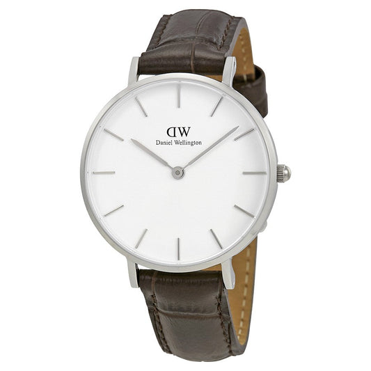 Daniel Wellington Classic York 32mm Women's Silver Watch