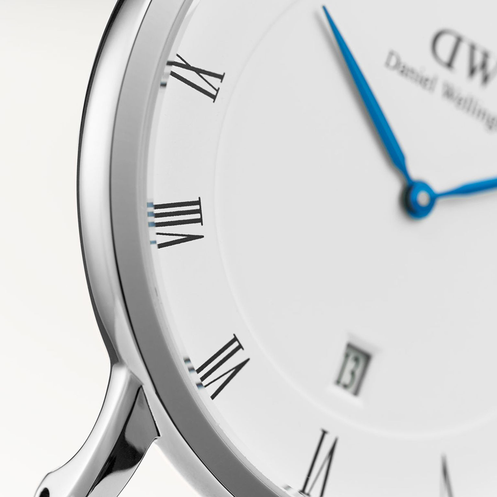Daniel Wellington Dapper Durham 38mm Men's Silver Watch DW00100116