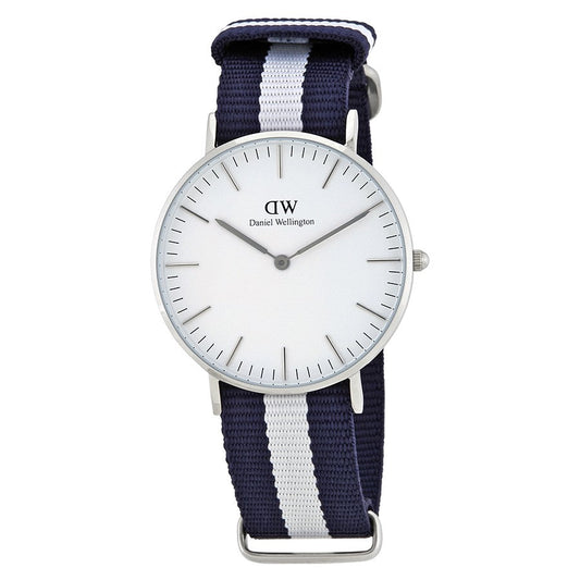 Daniel Wellington Classic Glasgow 36mm Women's Silver Watch DW00100047 - Dawson Watches